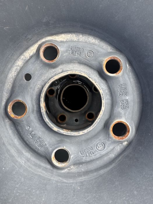 4 броя железни джанти 16 VW пасат б6