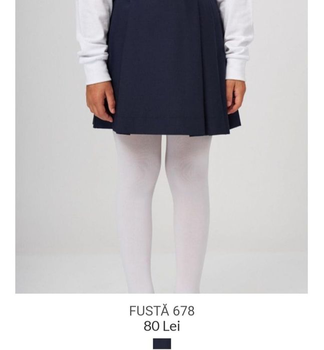 Fustă fetițe școlară. Ofertă