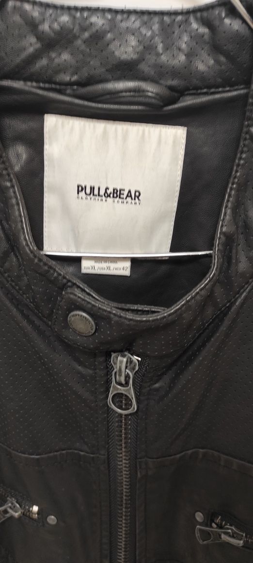 Кожено яке Pull and Bear