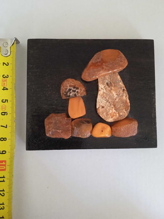 Картина с балтийски кехлибар 9.,0*10,5 см