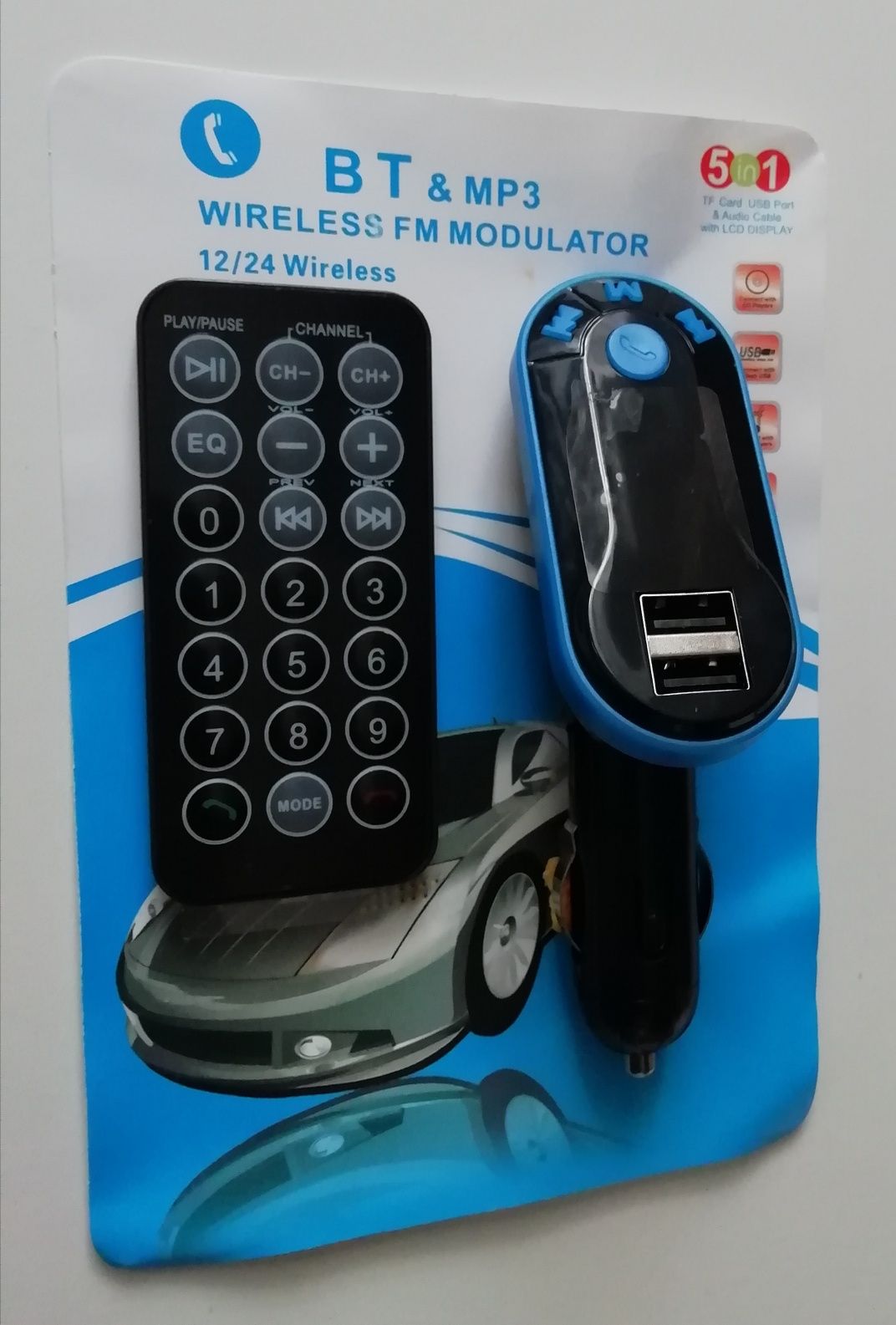 Modulator Fm Bluetooth (handsfree auto)