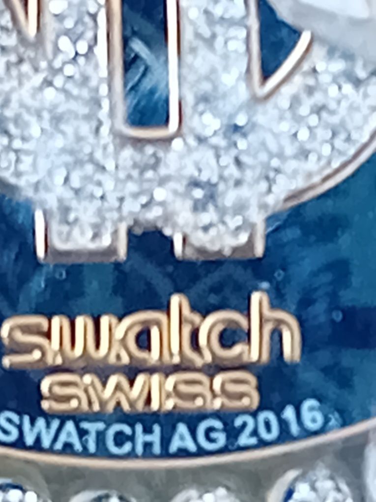 Швейцарски рядък часовник.SWATCH SWISS, SWATCH AG 2016. златист.