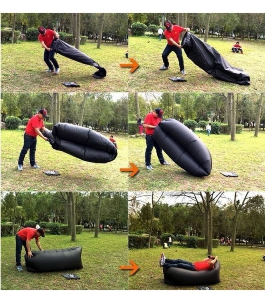 Самонадуващо се легло подходящо за планина и море Lazy Bag.