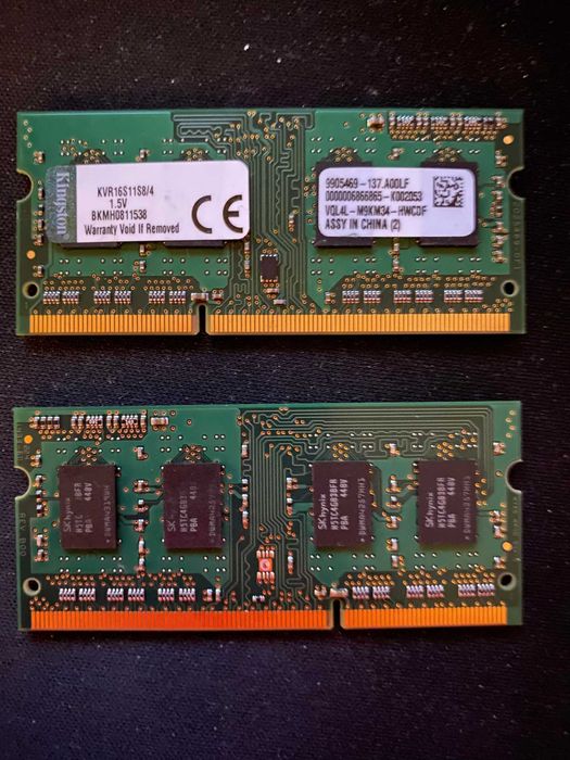 Placute RAM 4GB sodimm udimm DDR3L DDR3 DDR4