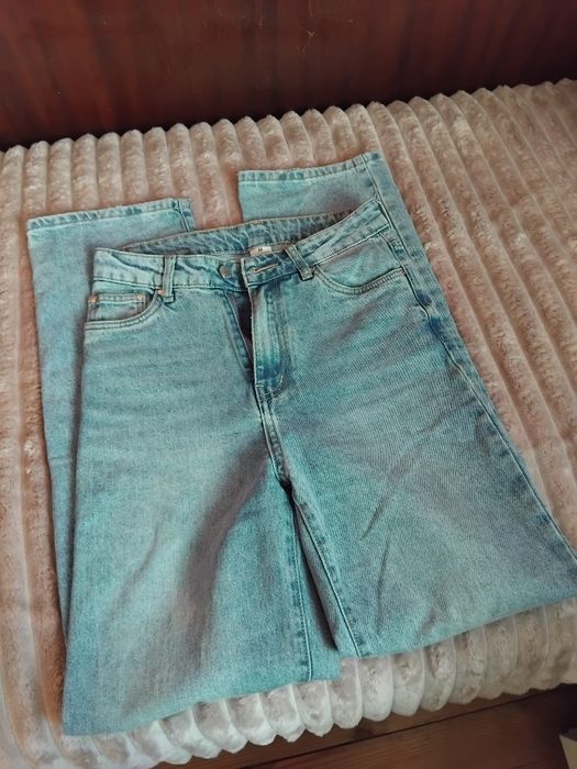 Сини дамски дънки