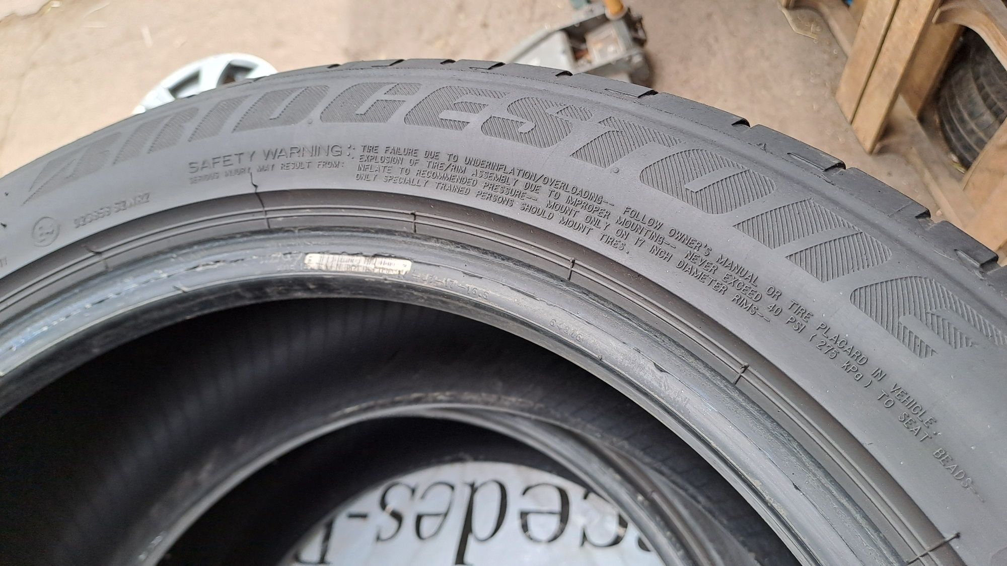 2бр. Летни 225/50/17 Bridgestone