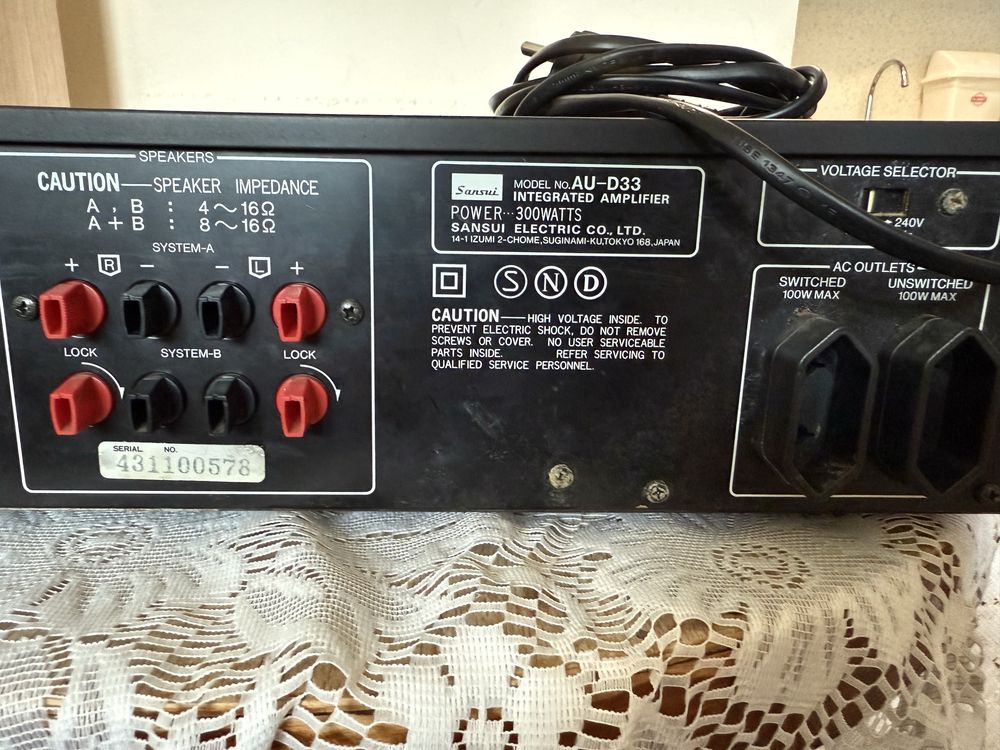 Sansui AU-D33 стерео