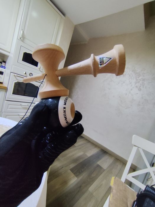 Kendama krom pop originala - negru