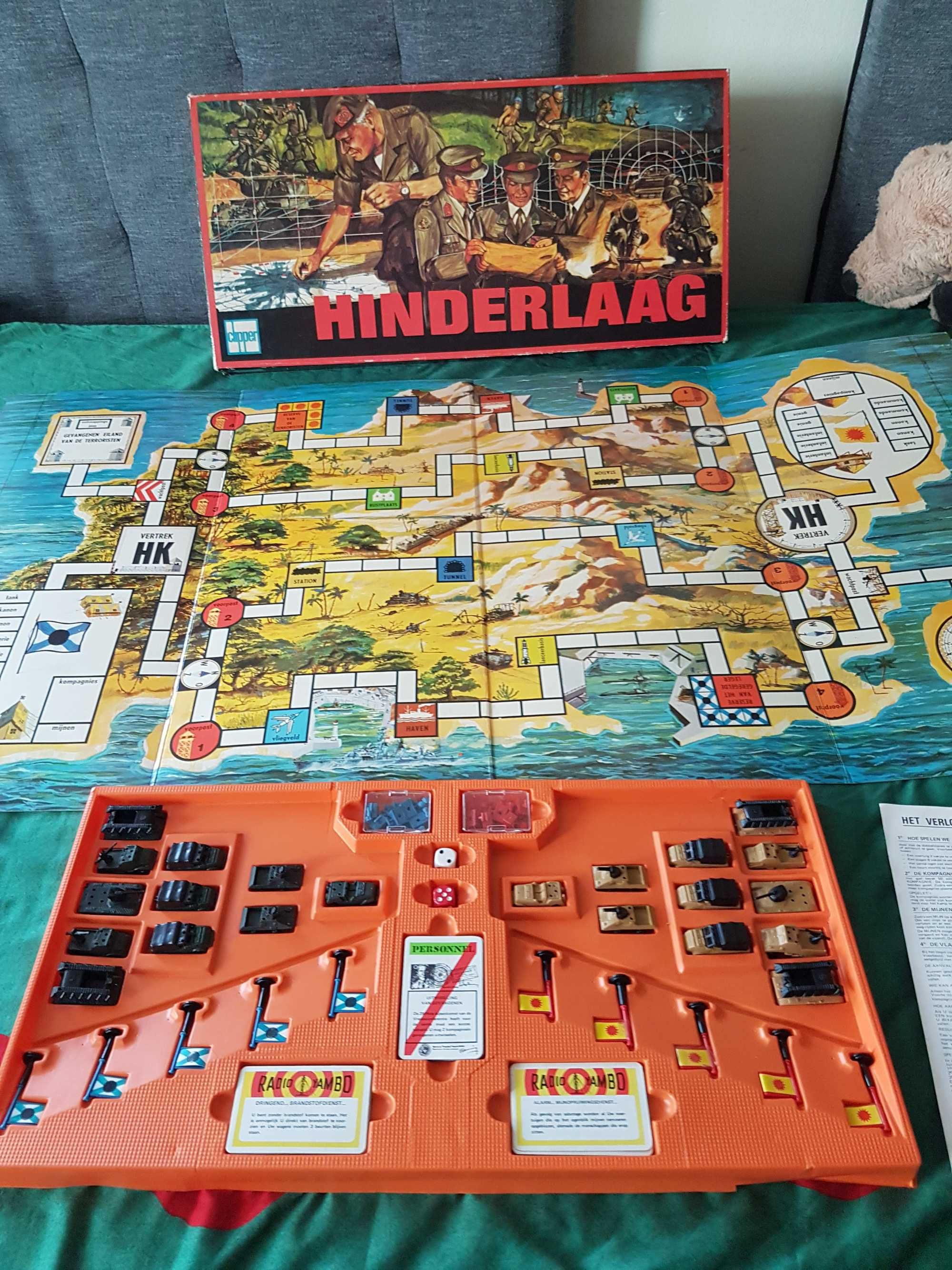 Joc de război și confruntare militară Hinderlaag 1973 (vintage)
