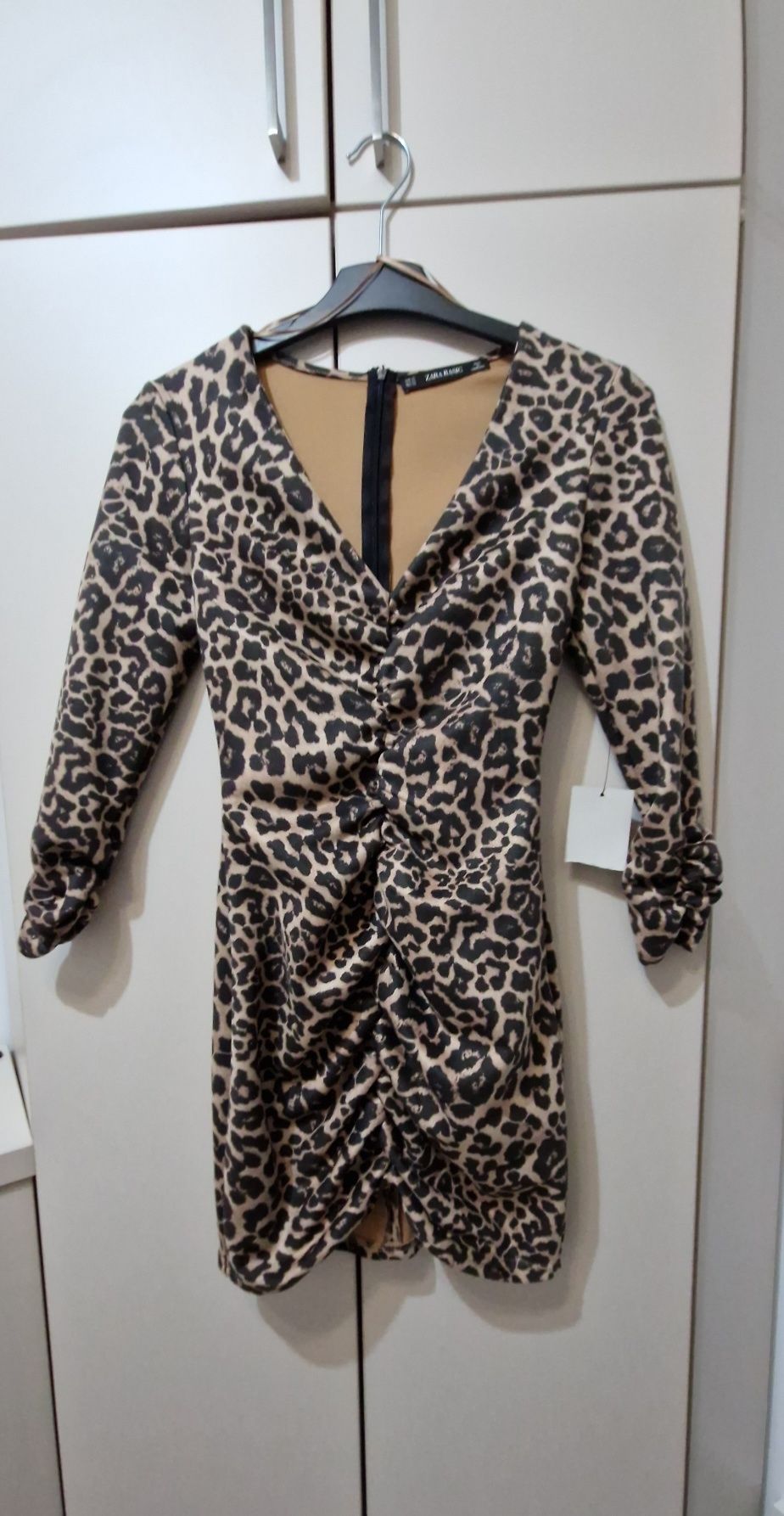 Rochie Zara animal print XS