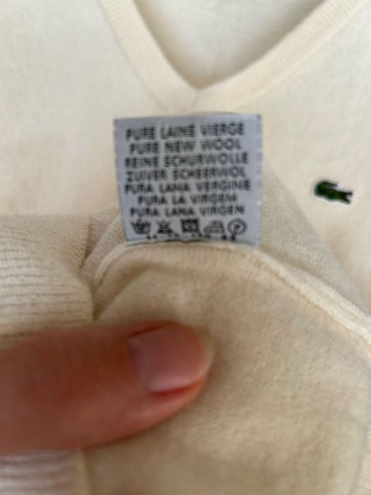 Вълнен мъжки пуловер Lacoste