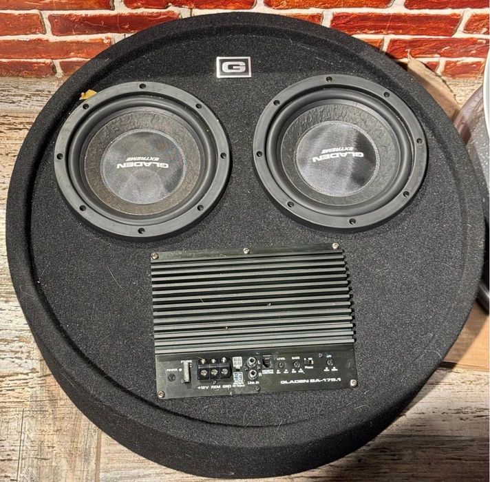 Subwoofer Gladen RS 08 RB Dual – Sistem Bass Premium în format compact