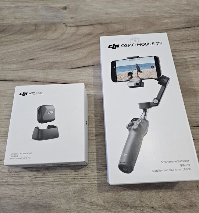 DJI Osmo Mobile 7P + DJI Mic Mini – Noi, folosite doar pt unboxing