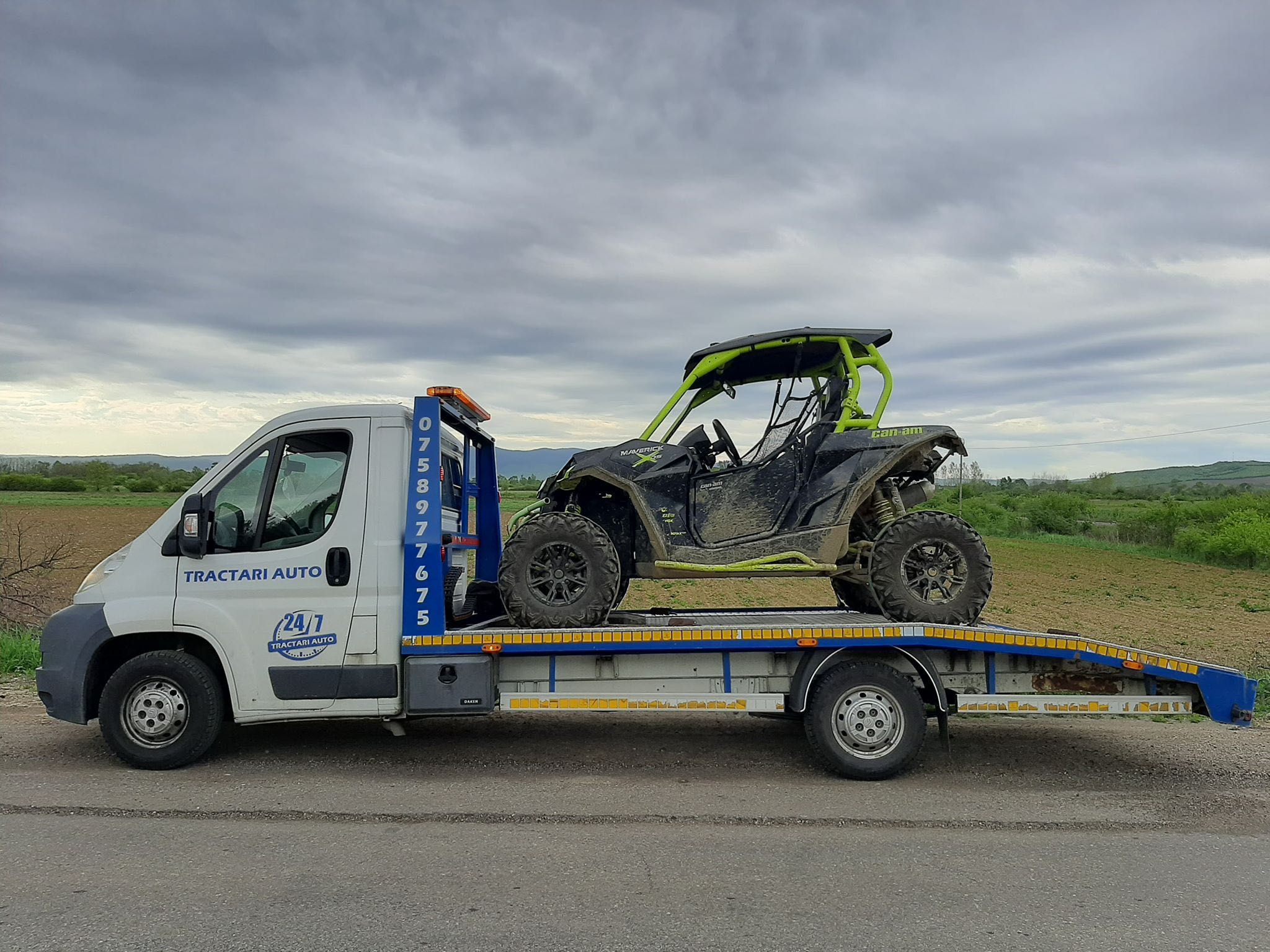 Tractari Auto /Platforma Auto / Evacuator Baia Mare-Maramures Non Stop