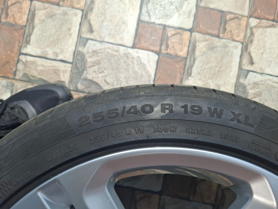 Jante Volkswagen 255/40 R19 cu Cauciucuri Continental DOT 2022