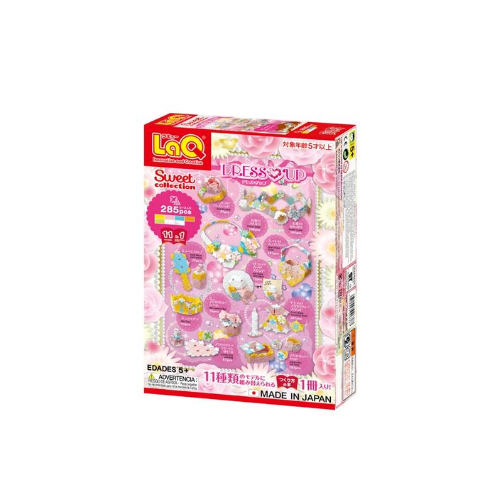 Японски Детски конструктор LaQ Sweet Collection DRESS UP, 285 части