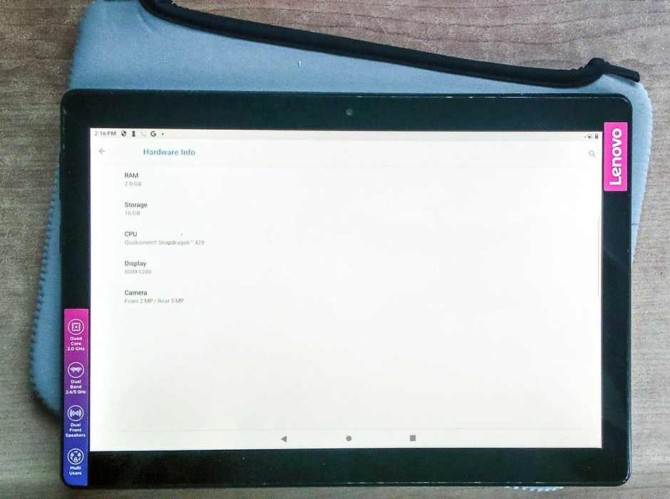 10 инчов таблет Lenovo Tab M10 TB-X505L за 4G SIM карта