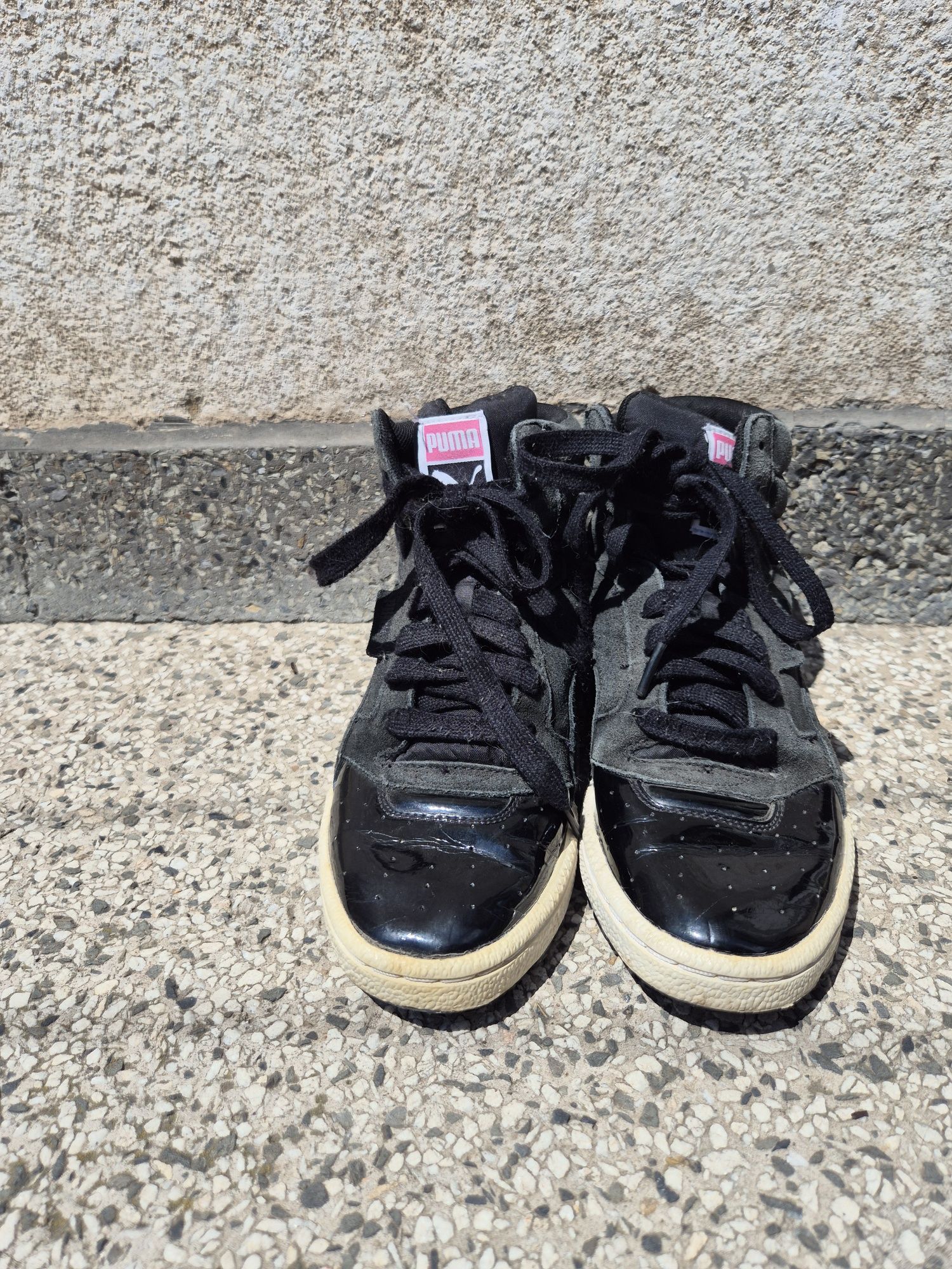 Puma sky 3 lace matt and shine black
