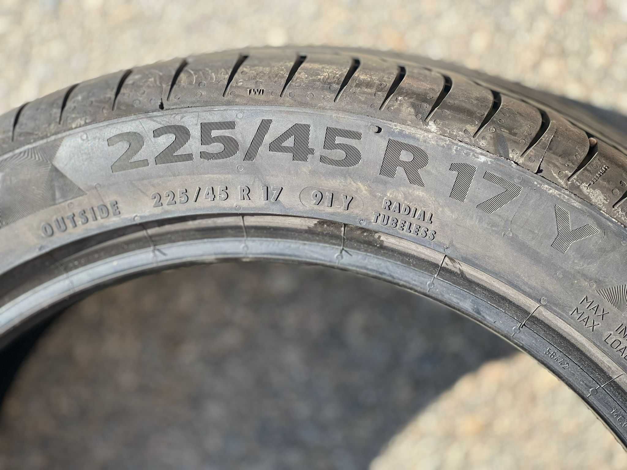 Летни гуми 225 45 17 Continental PremiumContact 6 DOT 1122