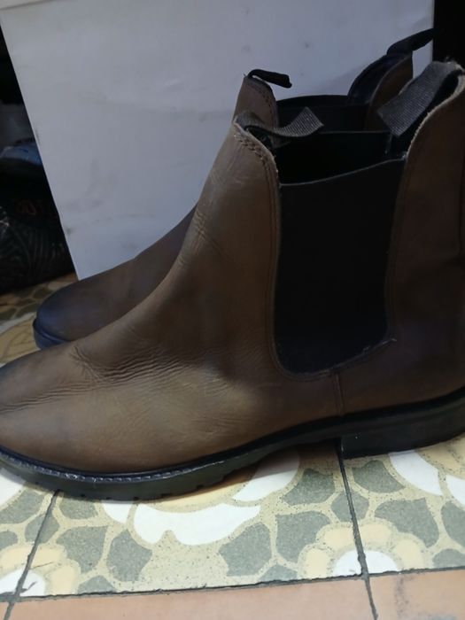 Мъжки кожени боти 45н