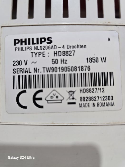 Expresor Philips HD8827 – 850 lei, Pitești
Expresor Philips HD8827 – 8