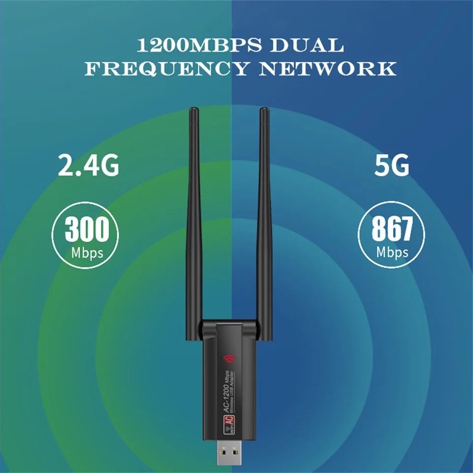 Adaptor wireleless wifi dual band USB 3