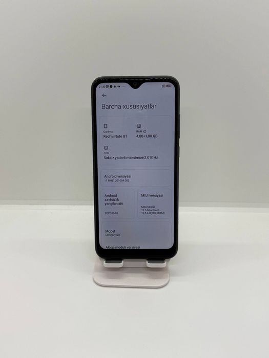 Redmi note 8T sotiladi dastavka bor