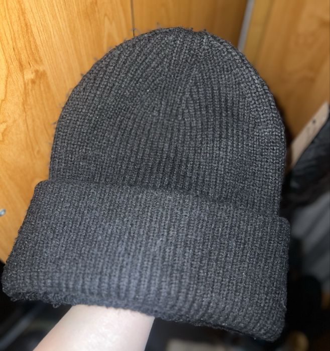 Шапка Ostin, тёплая, тёмно-серая