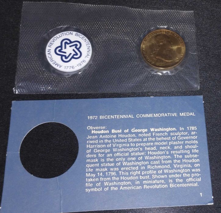 Medalie - 1972 Medalia Comemorativă Bicentenar