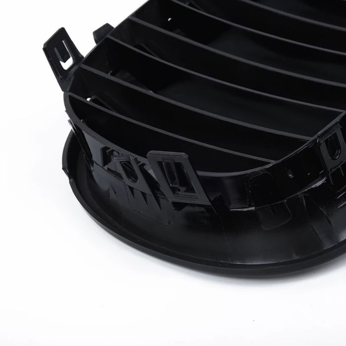 Set Grile grila Nari Fata Duble Bmw M Seria 5 e60 e61 Negru Lucios