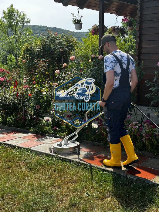 Curatare/Spalare pavele, fatada casa, acoperis,Tuns gazon, amenajare