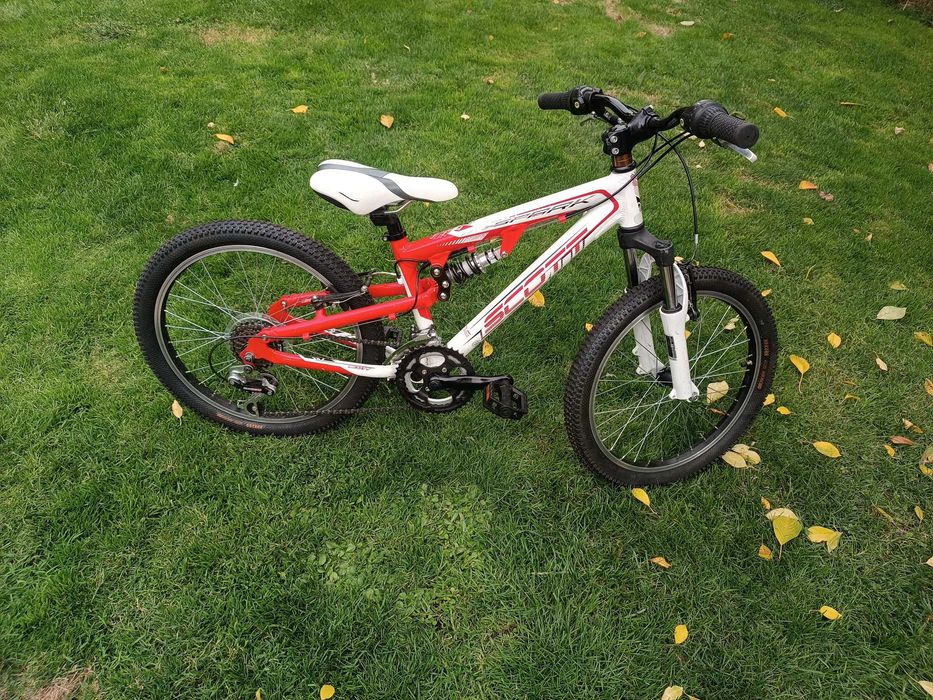 20" Детски Алуминиев Велосипед с Пълно Окачване Scott Spark