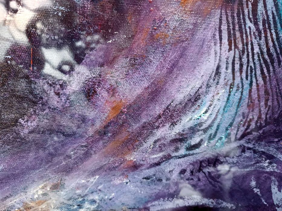 Inger metafizic gotic abstract semnat maestrul Ovidiu Kloska