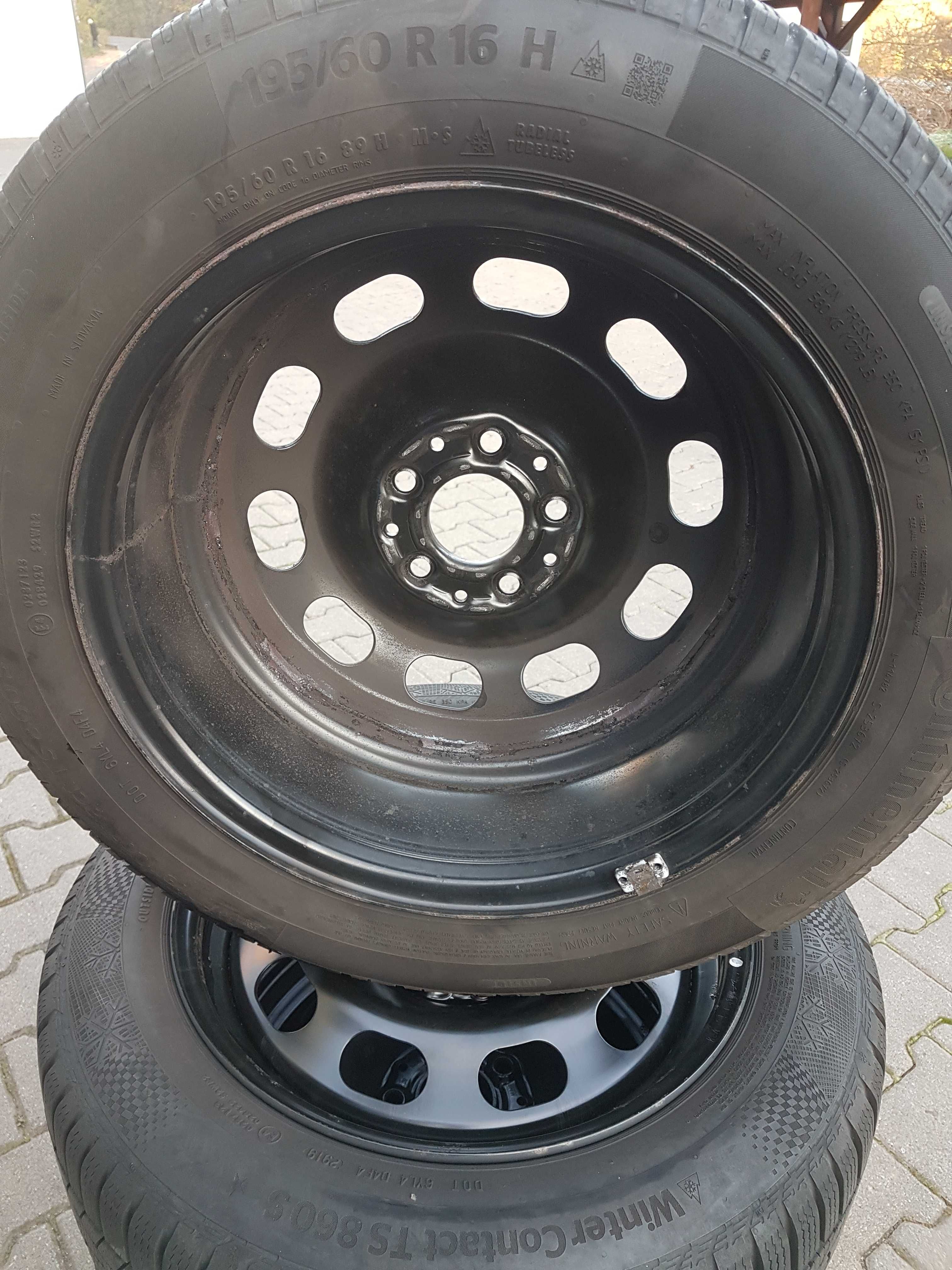 Roti iarna BMW, ContiWinterContact TS 860 S, 195/60 R16 89H, DOT 3019