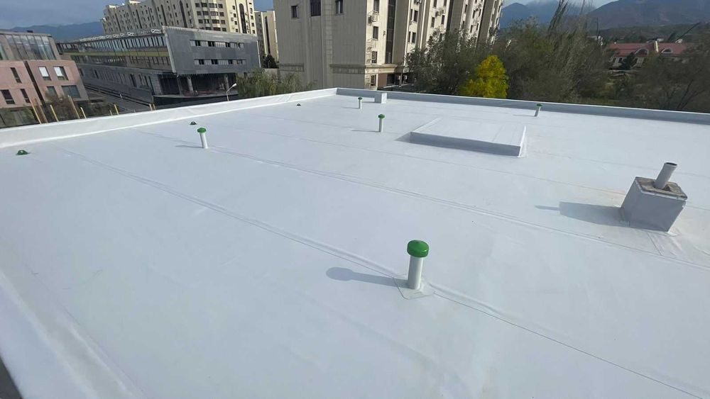 ТПО/ПВХ. Аэраторы. Воронки кровельные, парапетные. ПВХ мембрана.