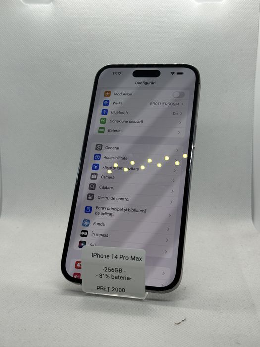 OFERTA! Magazin Vindem: Iphone 14 Pro Max, 256GB