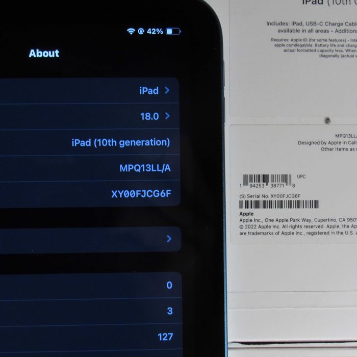 iPad 10th 64GB ca nou