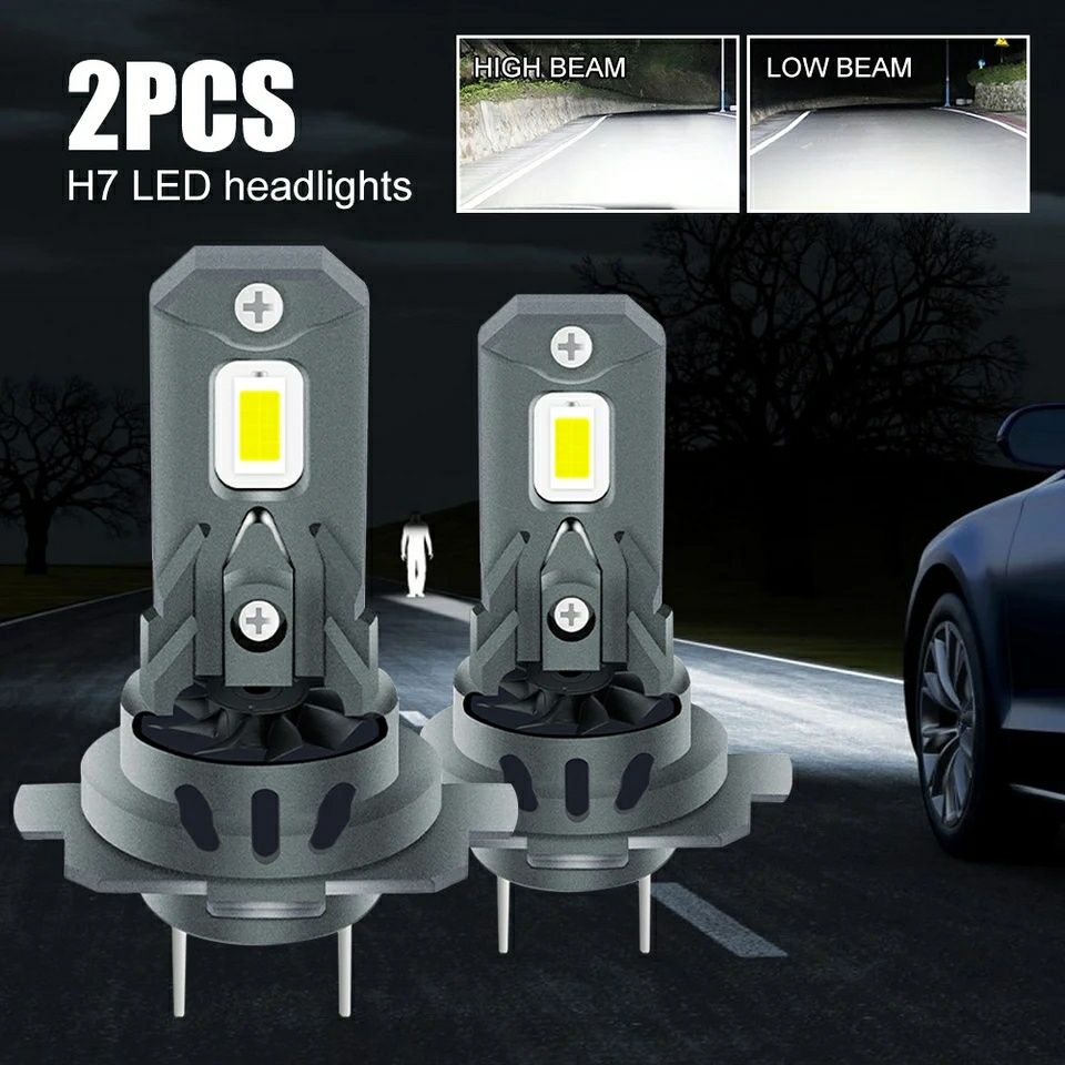 Set Două Becuri Led H7 Cree 20000Lumeni/120W/6000K