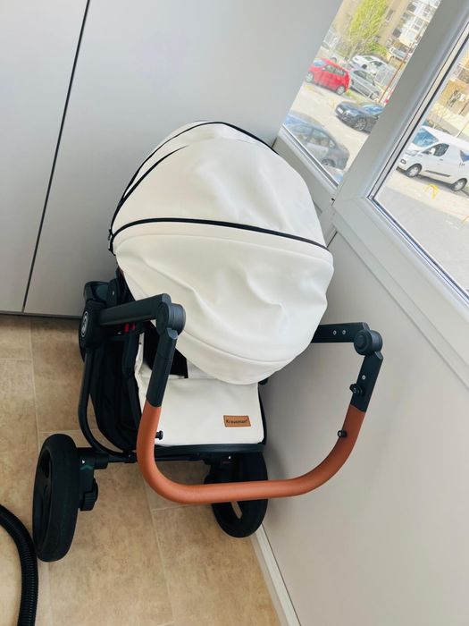 Carucior 3 in 1 Topaz Lux White - Krausman