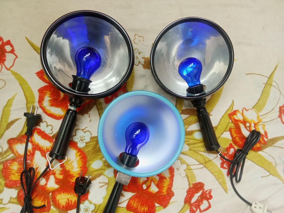 Синяя красная кук лампа ультрафиолетовая рефлектор Минина