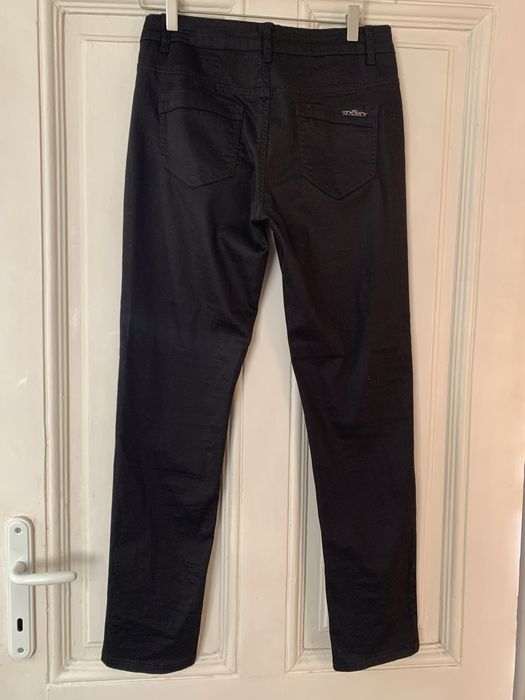 НОВИ мастилено син цвят дамски дънки+НОВ черен дамски панталон