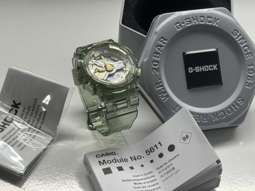Часовник Casio G-Shock GMA-S110GS-3AER