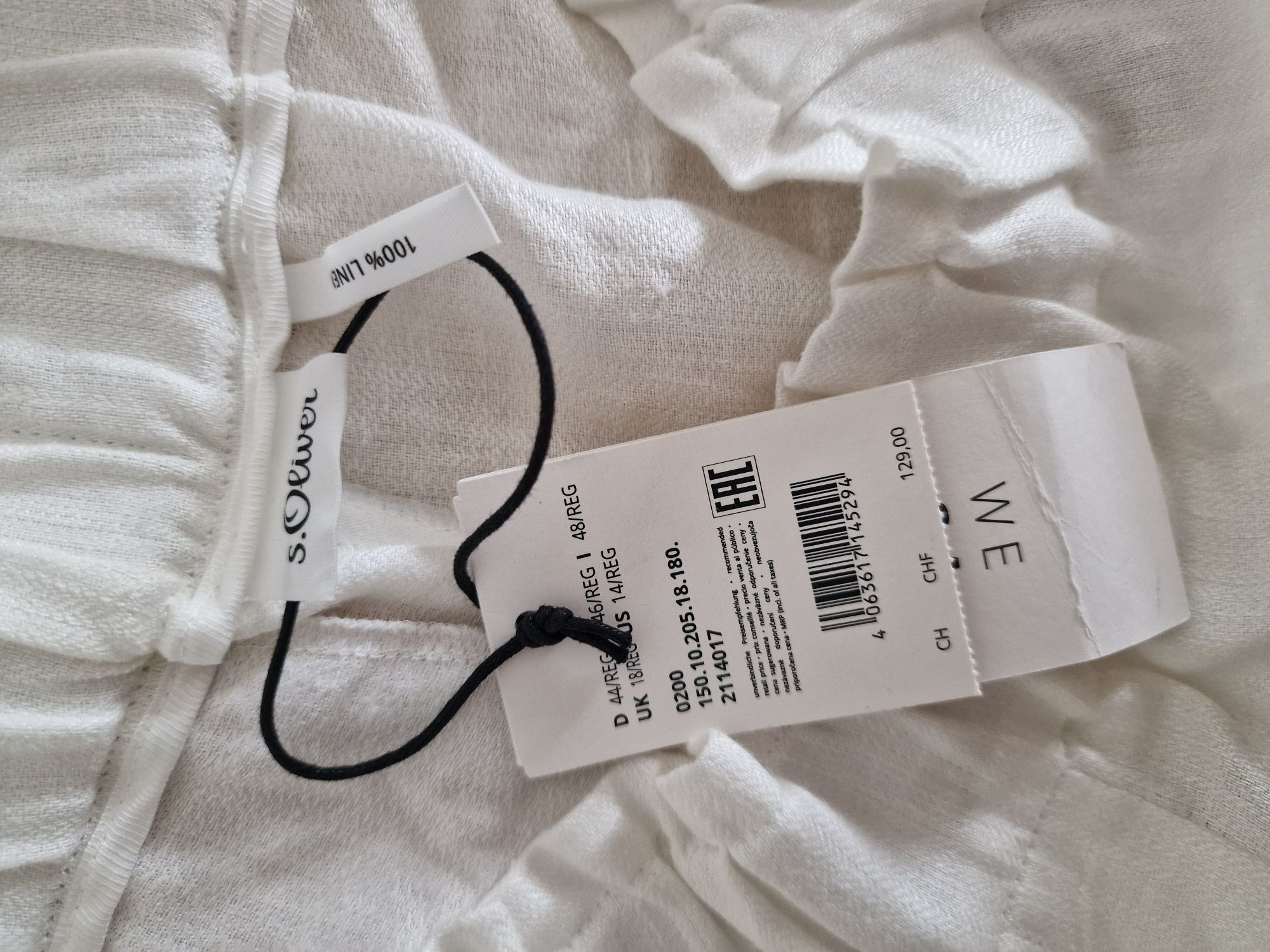 Pantaloni din in, S.Oliver, XL
