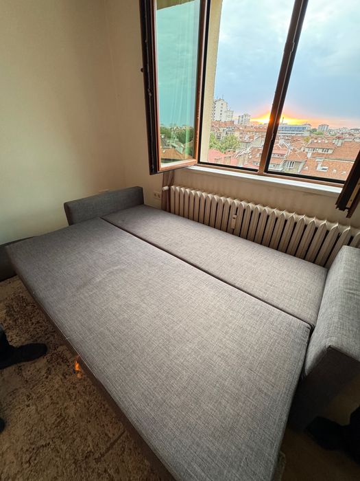 Разтегателен диван Ikea сив