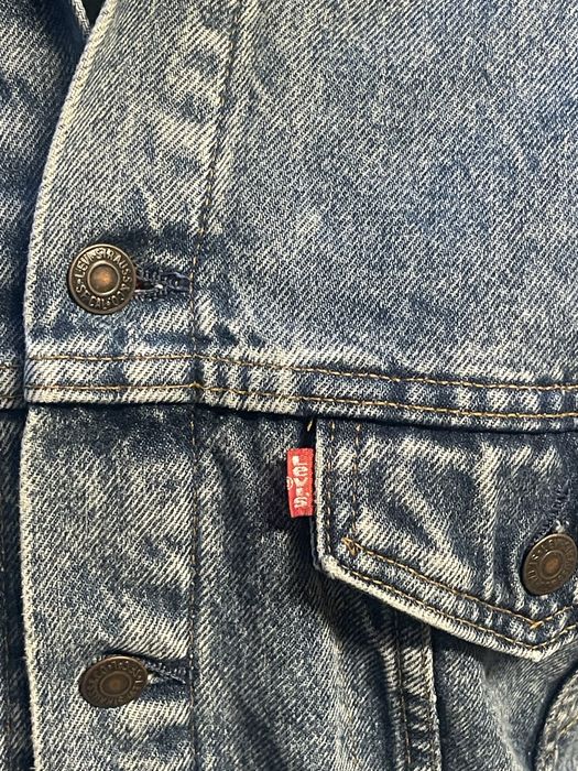 Geaca denim groasa/vintage/dama Levi’s marimea S oversize