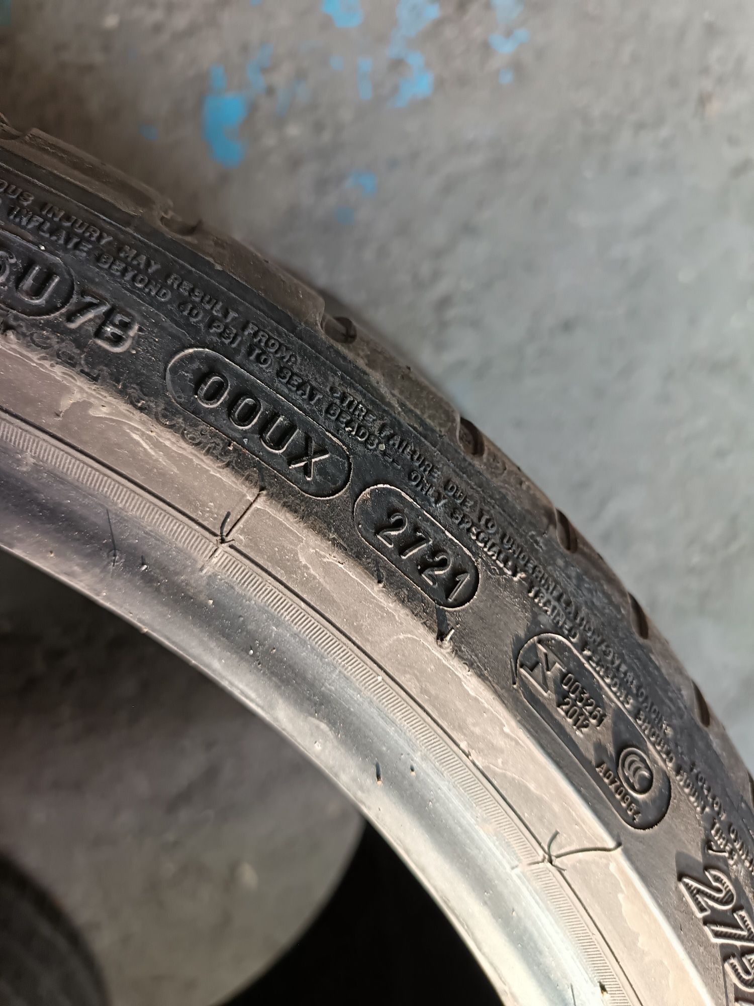 Anvelope vara 275 30 20 Michelin 2021 5mm
