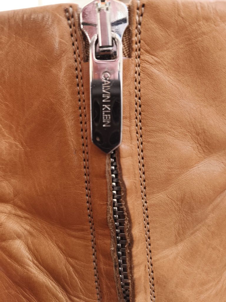 Боти Calvin Klein естествена кожа