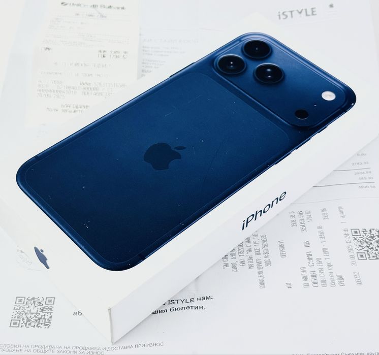 НОВ! Apple iPhone 17 Pro Max 512GB Deep Blue 2г. Гаранция!