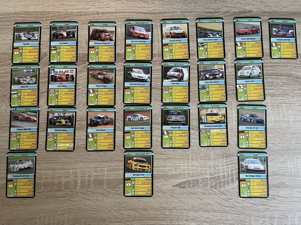 Колекционерска игра с карти Ravensburger Supertrumpf Car Racing