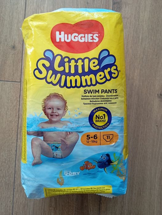 Гащички за плуване Huggies Little Swimmers, Размер 5-6, 12-18 кг, 11 б